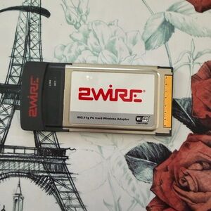 2Wire 802.11g PC Card Wireless Adapter - White/Gray/Black